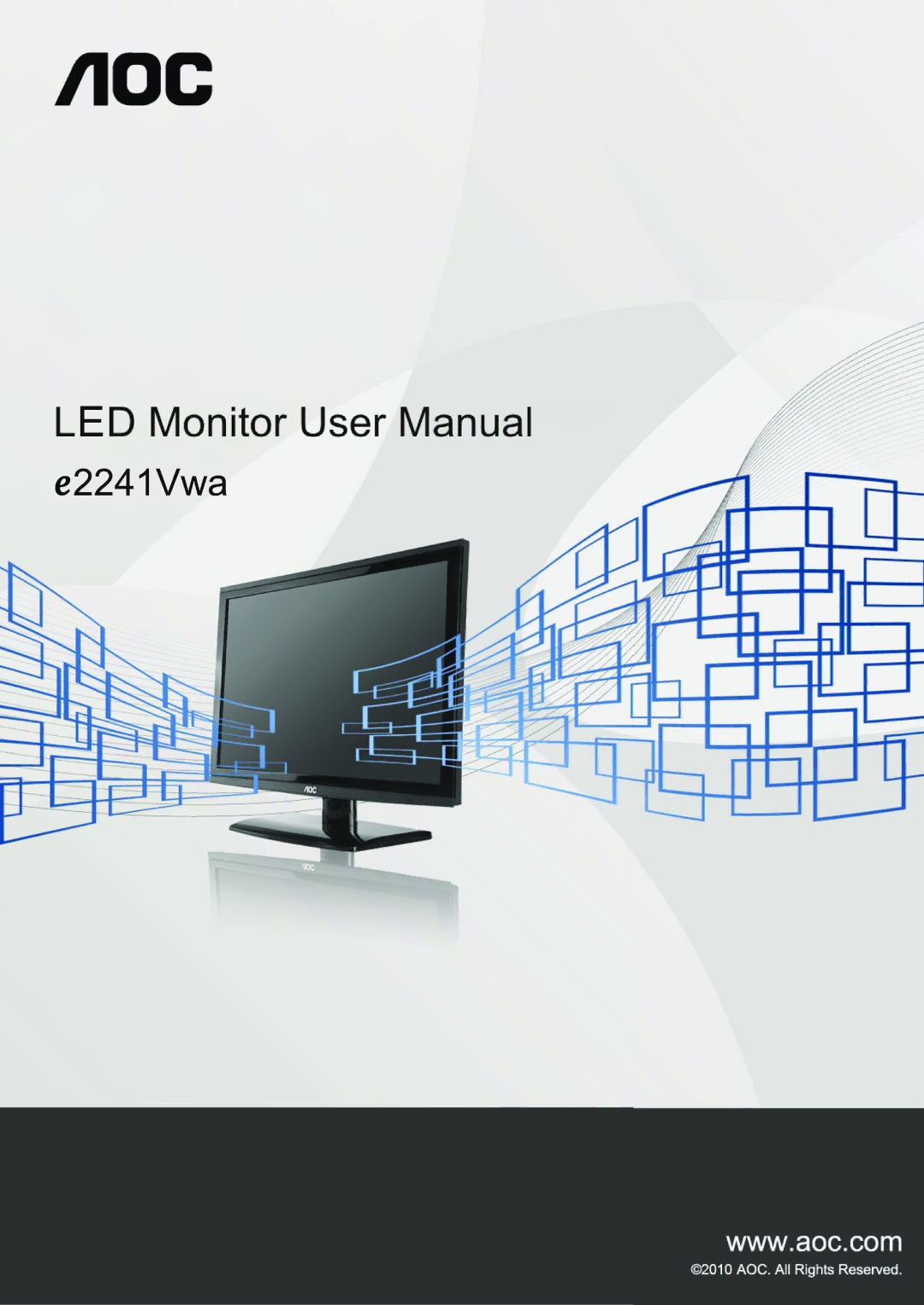 AOC E2241VWA manual 