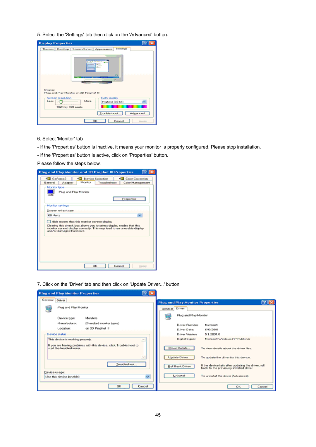 AOC E2241VWA manual 