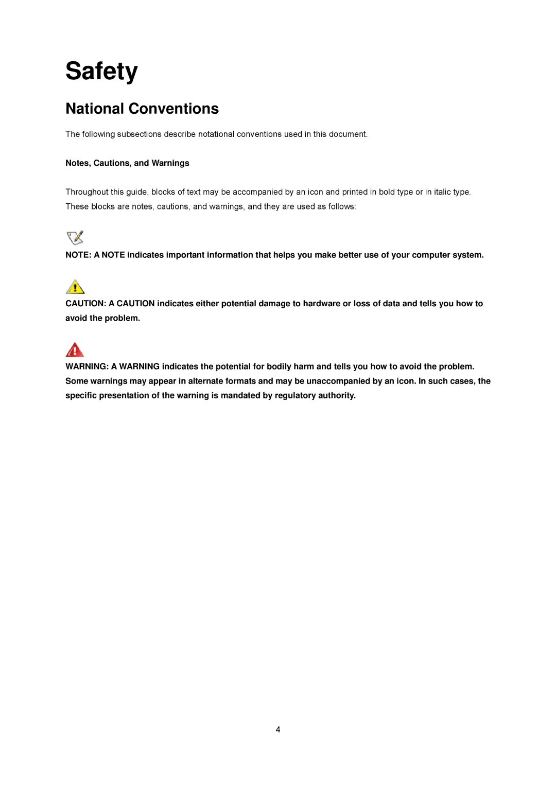 AOC E2243FWU, E2243FWK manual Safety, National Conventions 