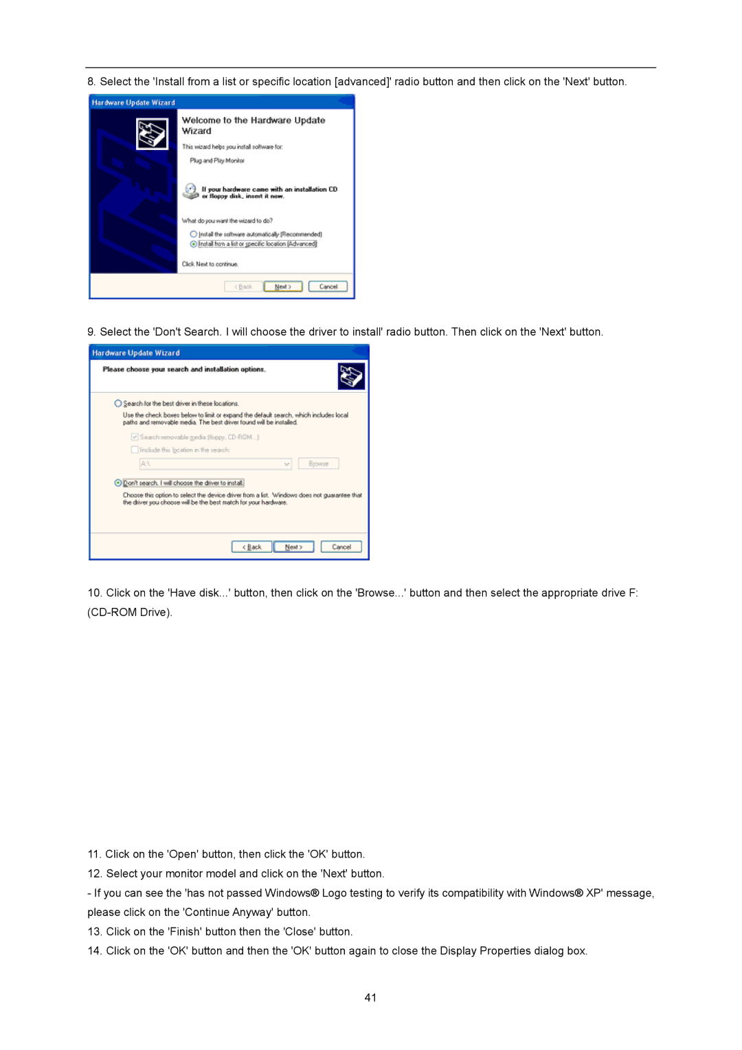 AOC E2357FH user manual 