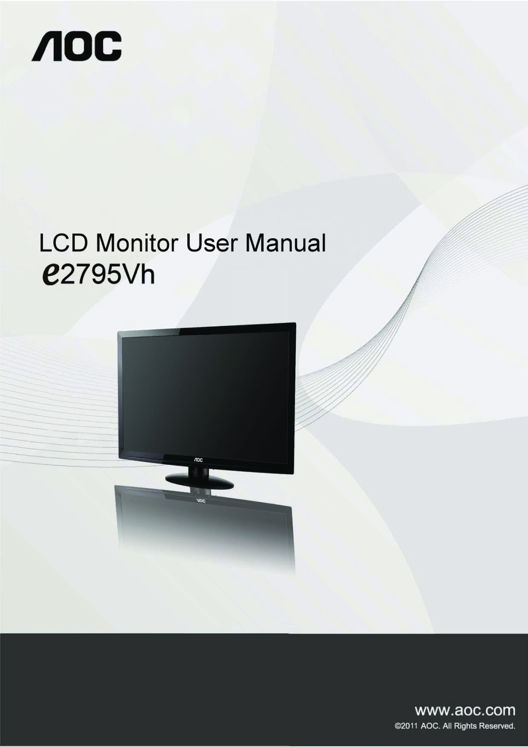 AOC E2795VH user manual 