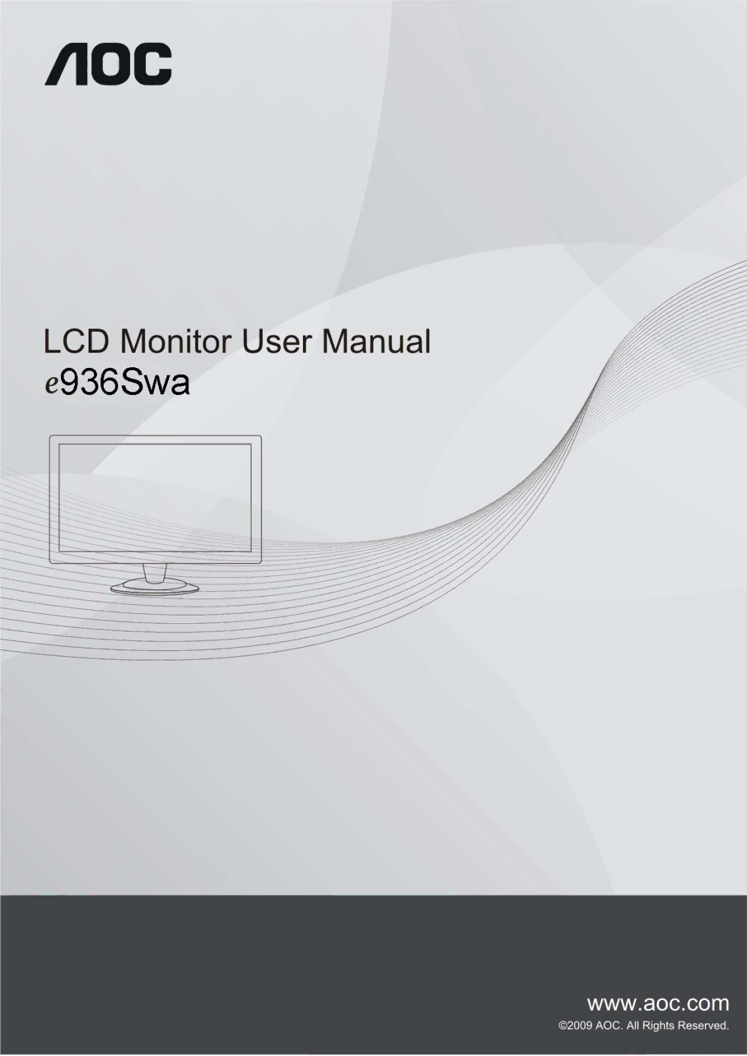 AOC E936SWA manual 