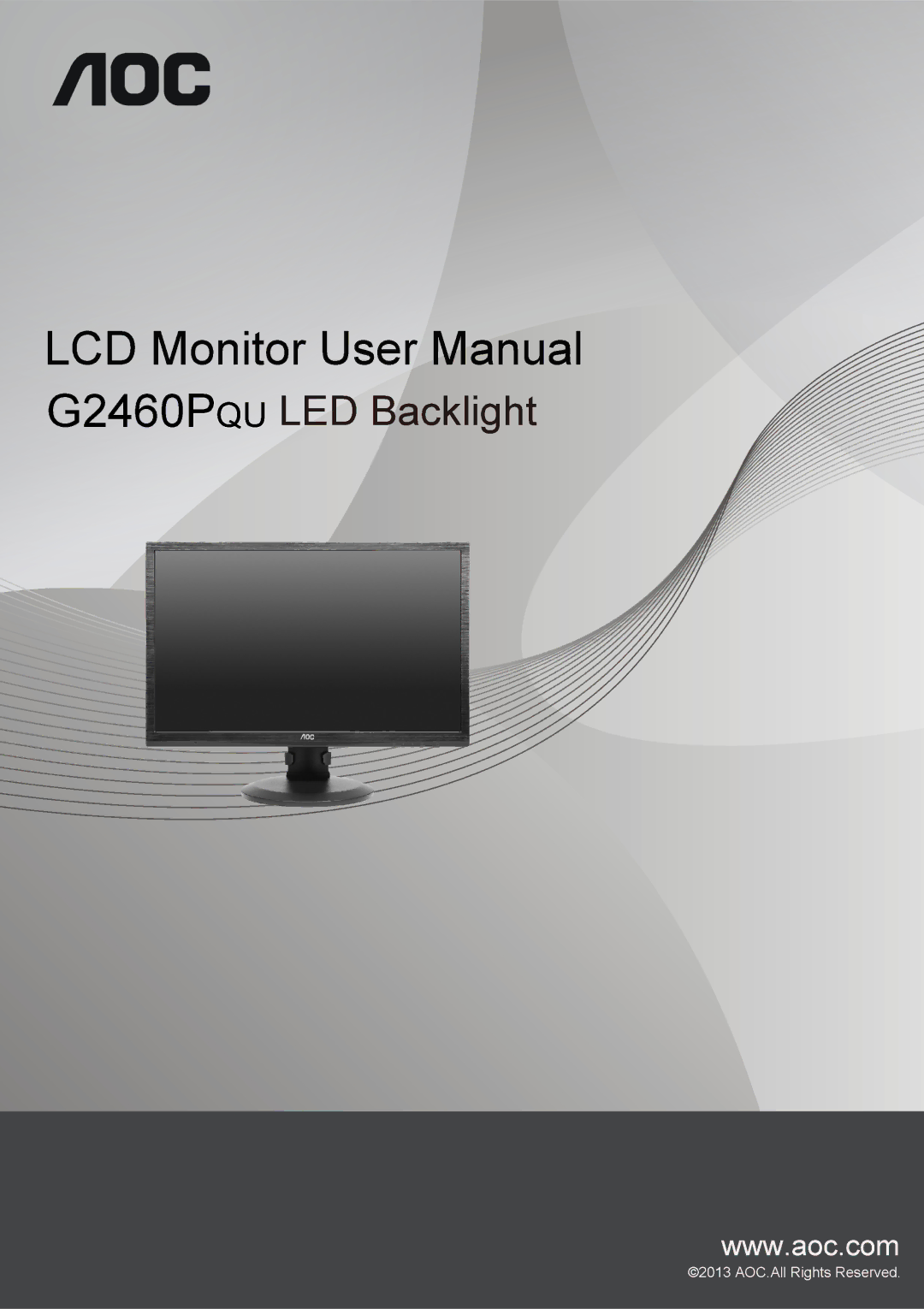 AOC G2460Pqu user manual 