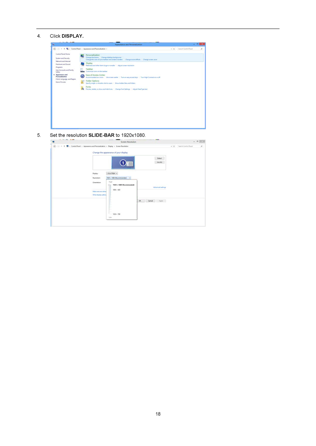 AOC G2460Pqu user manual Click Display 