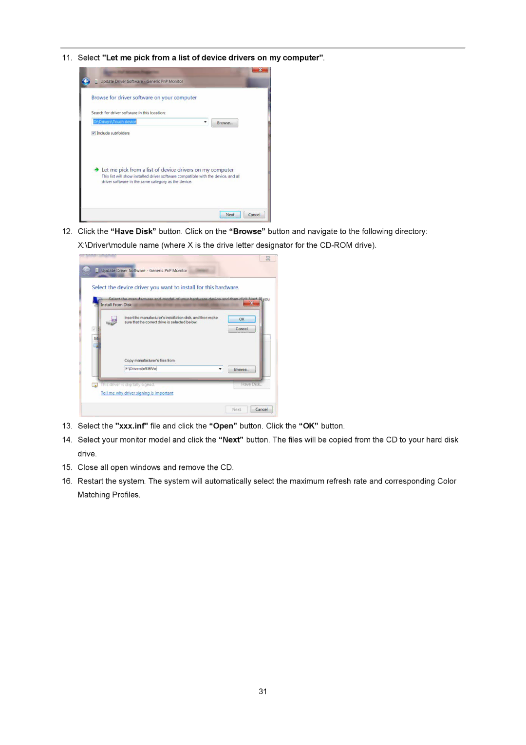 AOC G2460Pqu user manual 