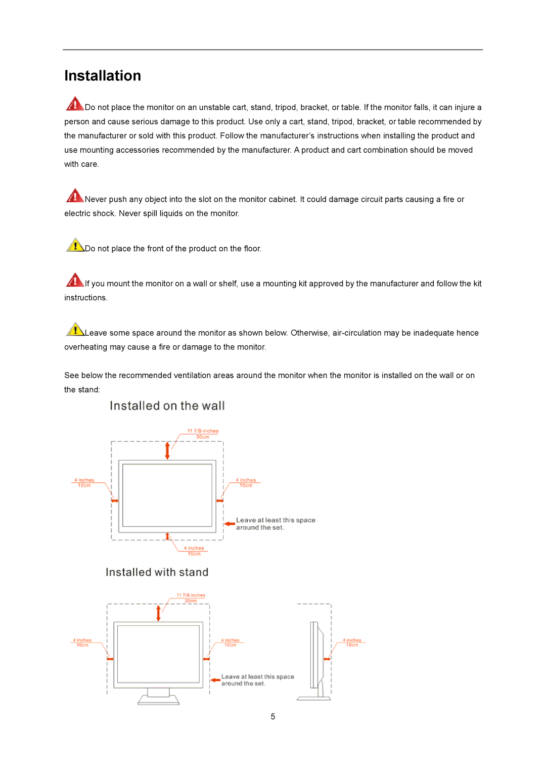 AOC G2460Pqu user manual Installation 