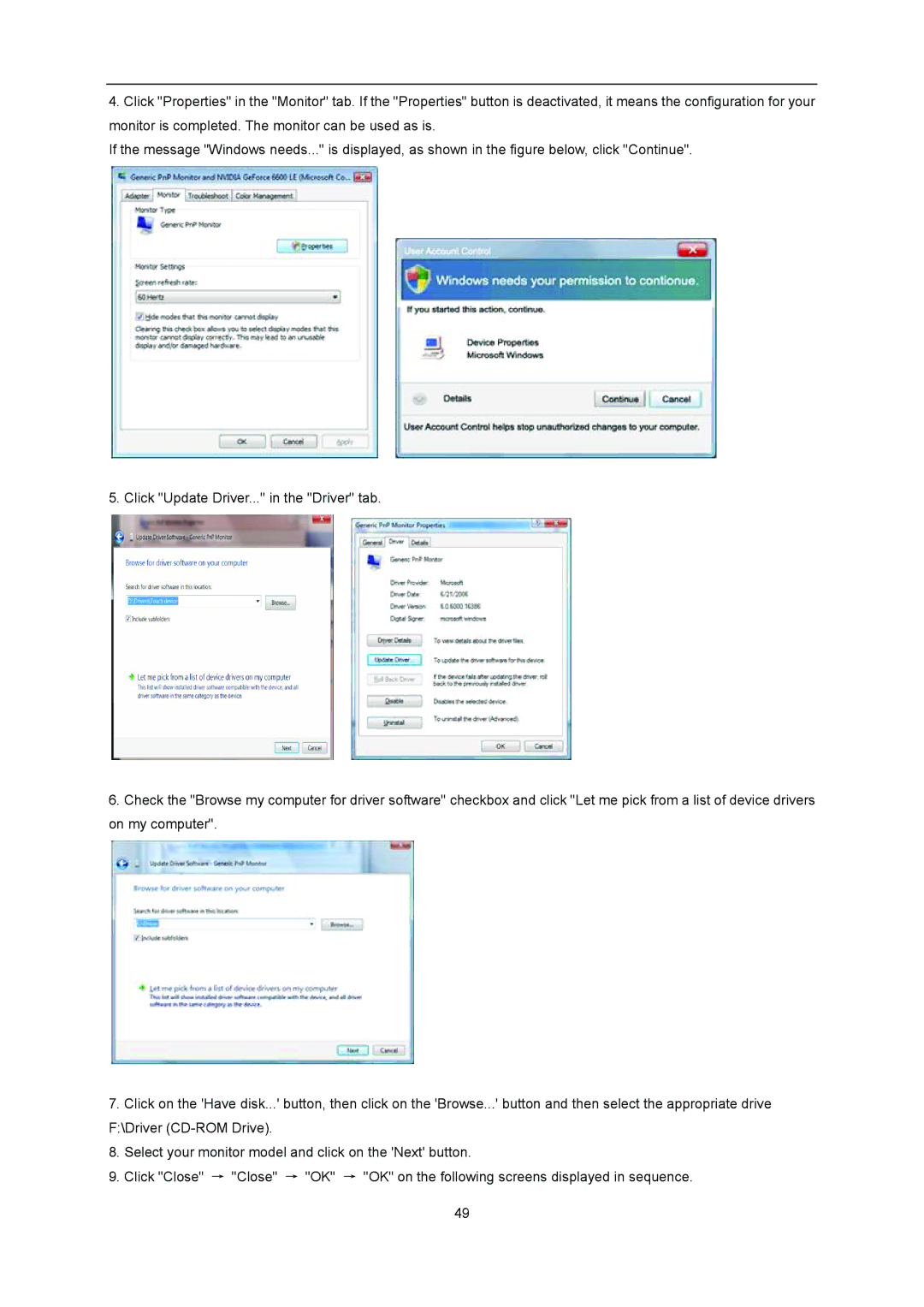 AOC I2276VWM manual 