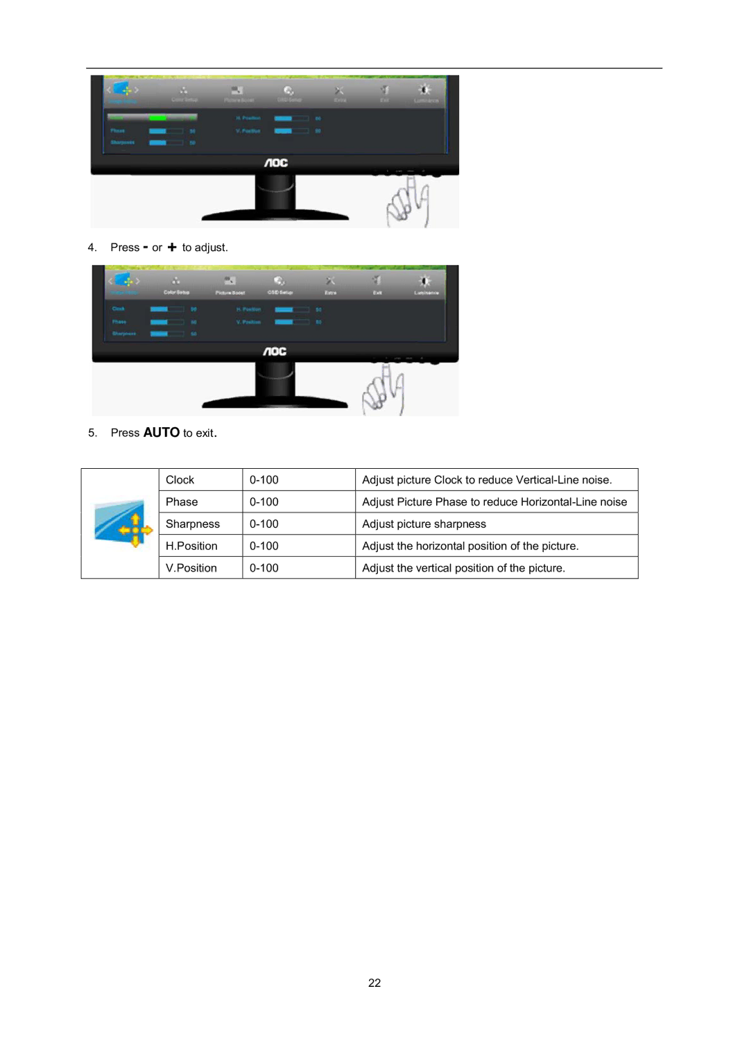 AOC i2352Ve user manual 