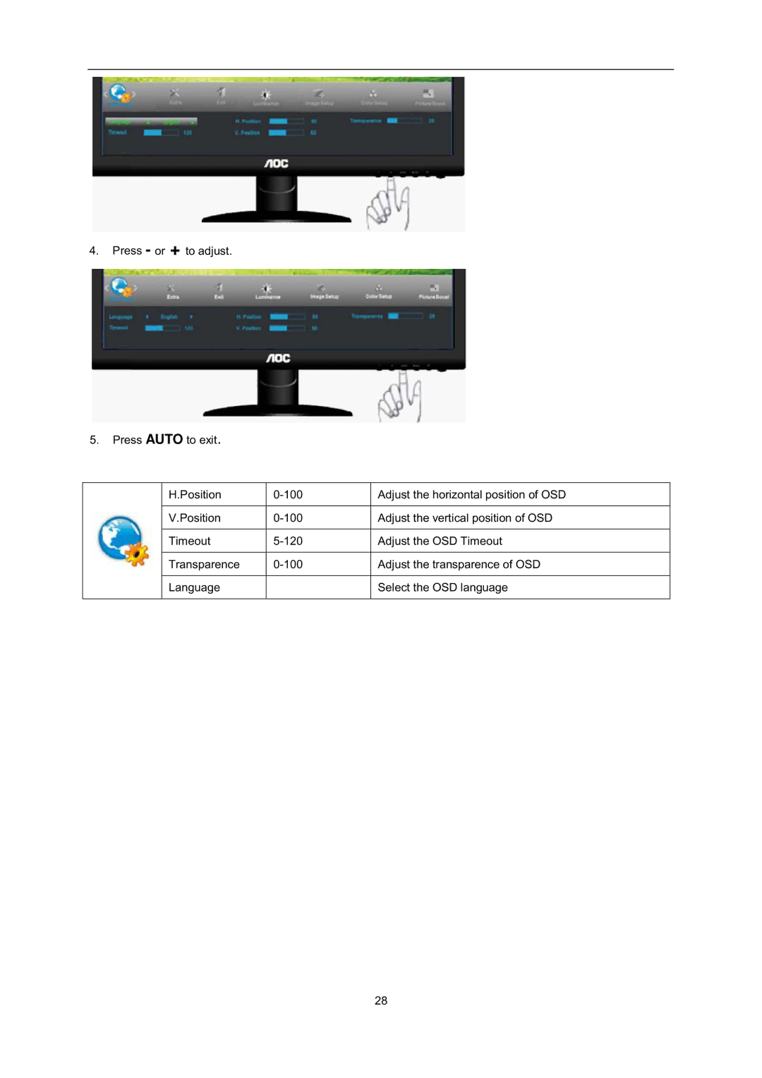 AOC i2352Ve user manual 