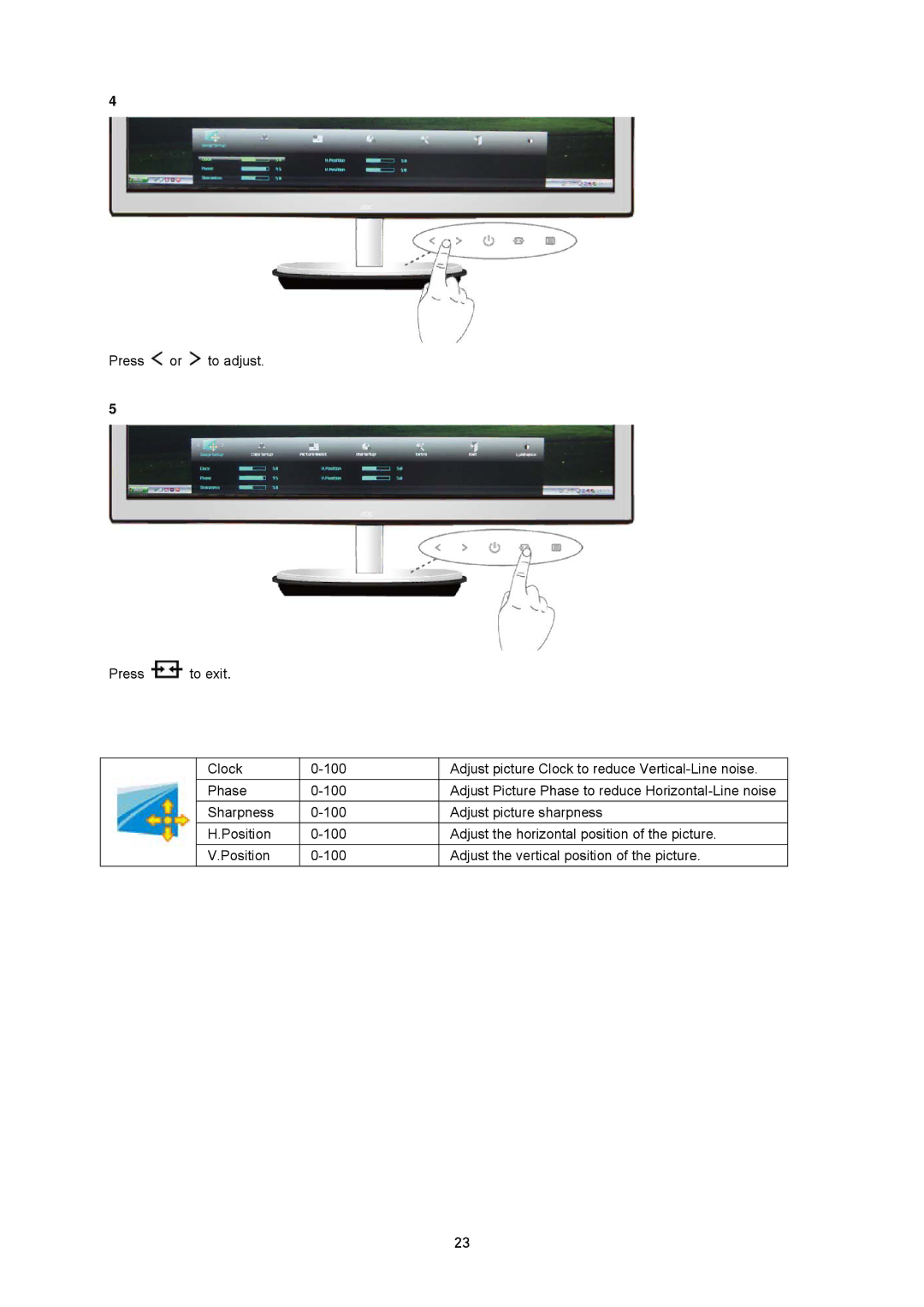 AOC i2353Ph manual 