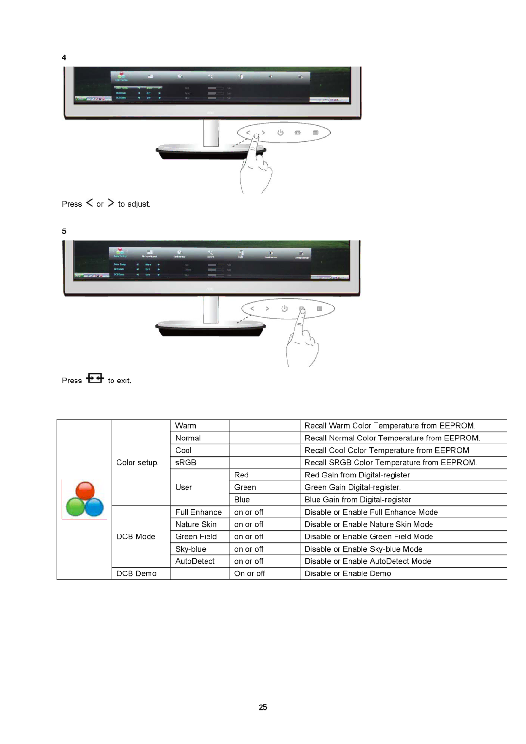 AOC i2353Ph manual 