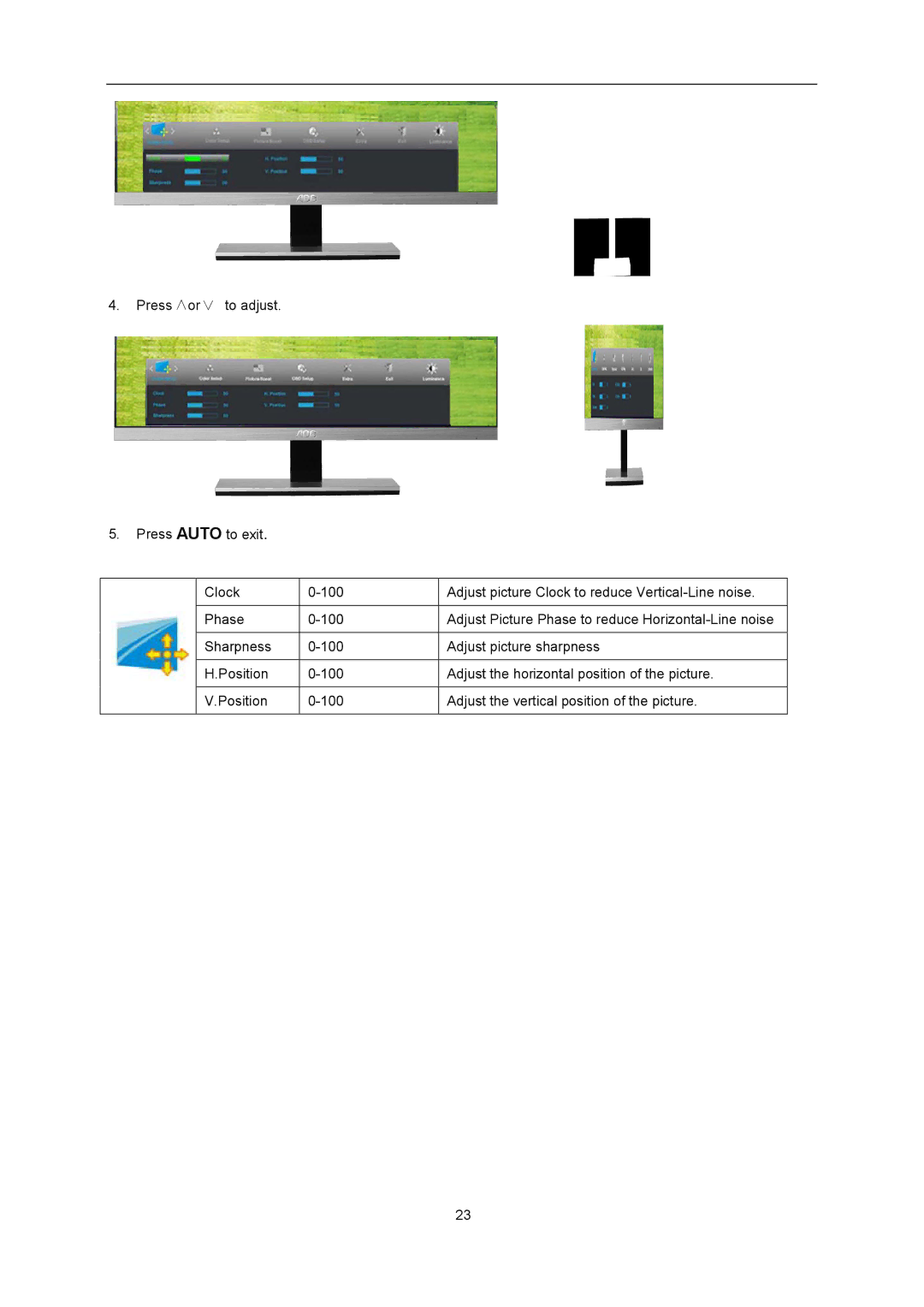 AOC I2367FH user manual 