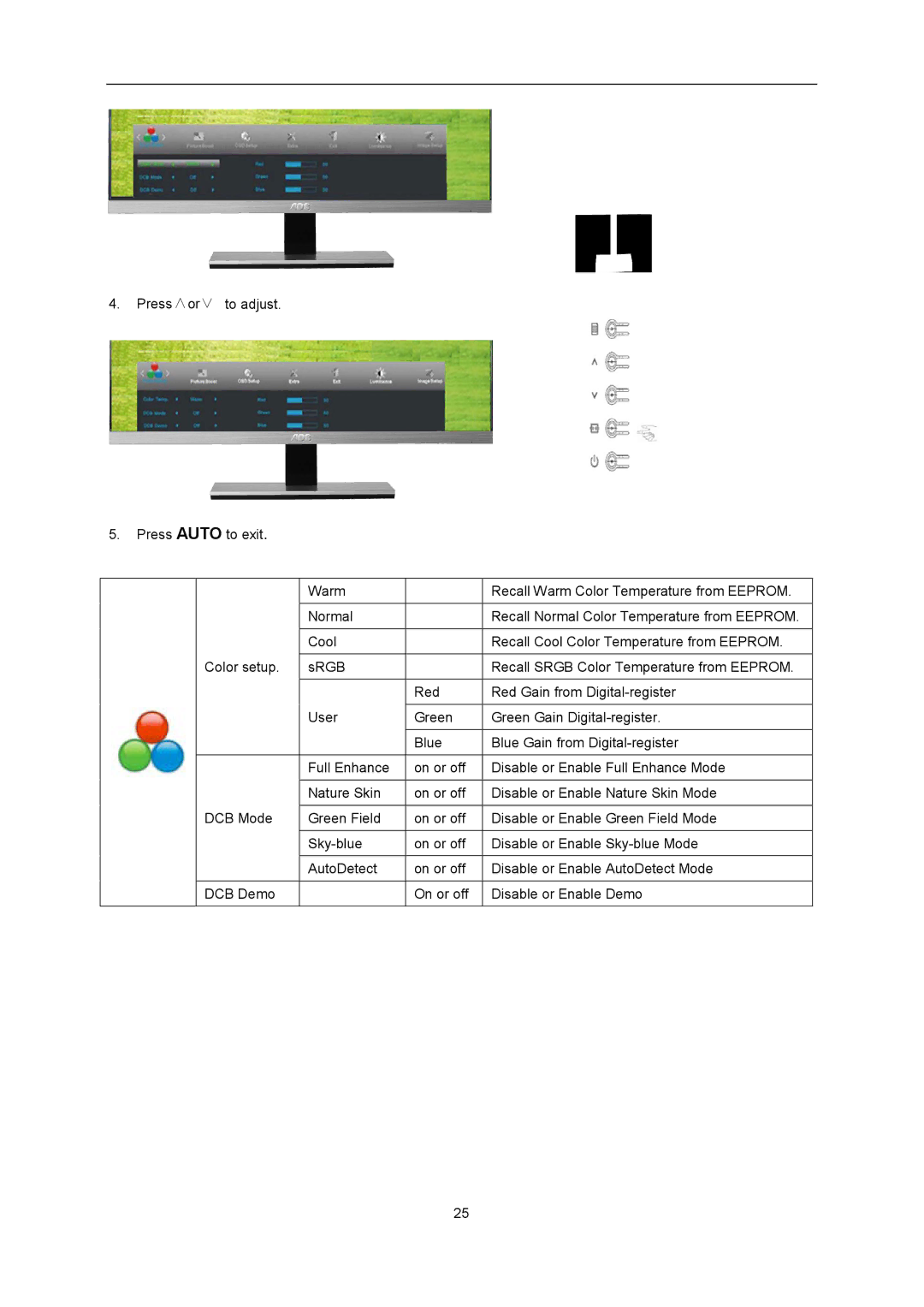 AOC I2367FH user manual 