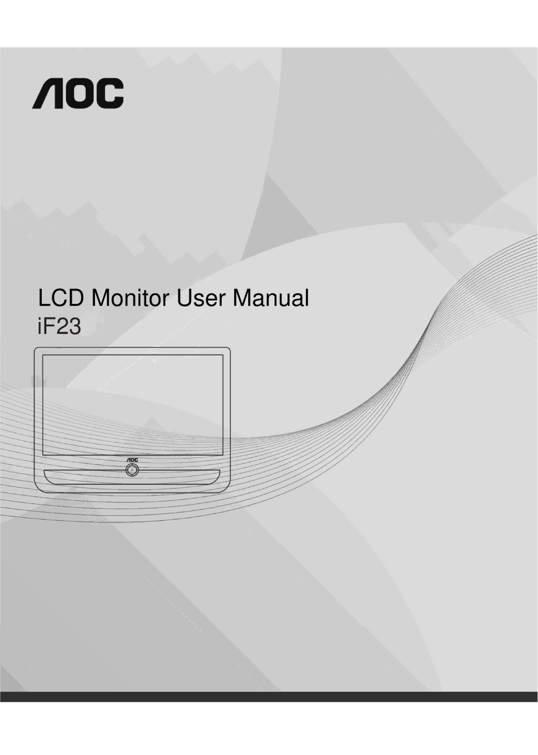 AOC iF23 user manual IF23 