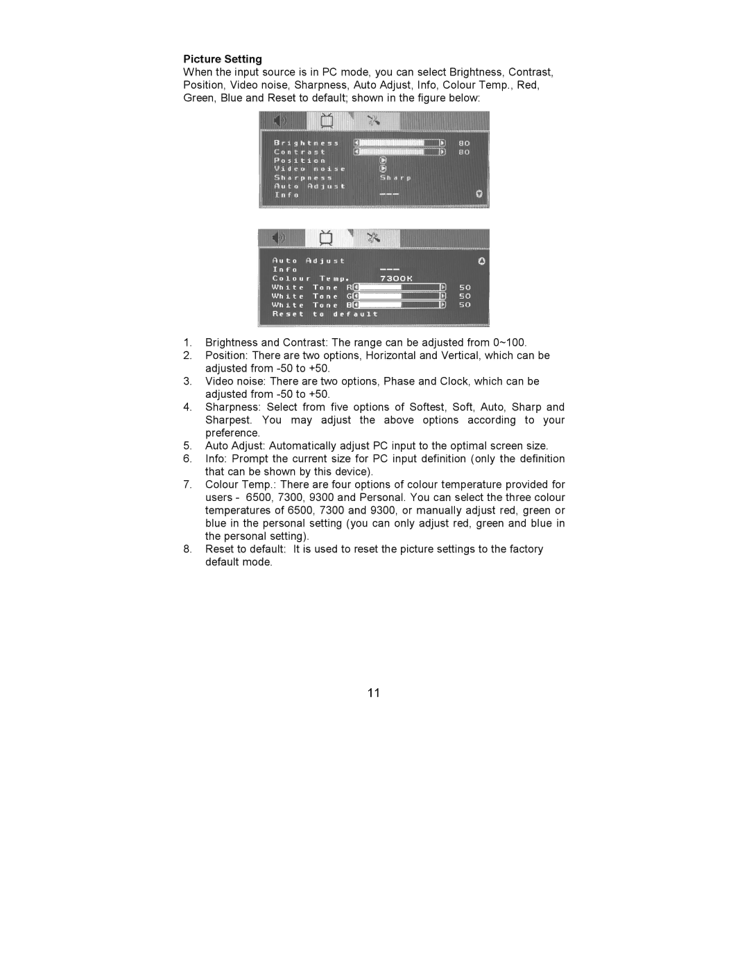 AOC L15X421, L20S421, L20W421 user manual 