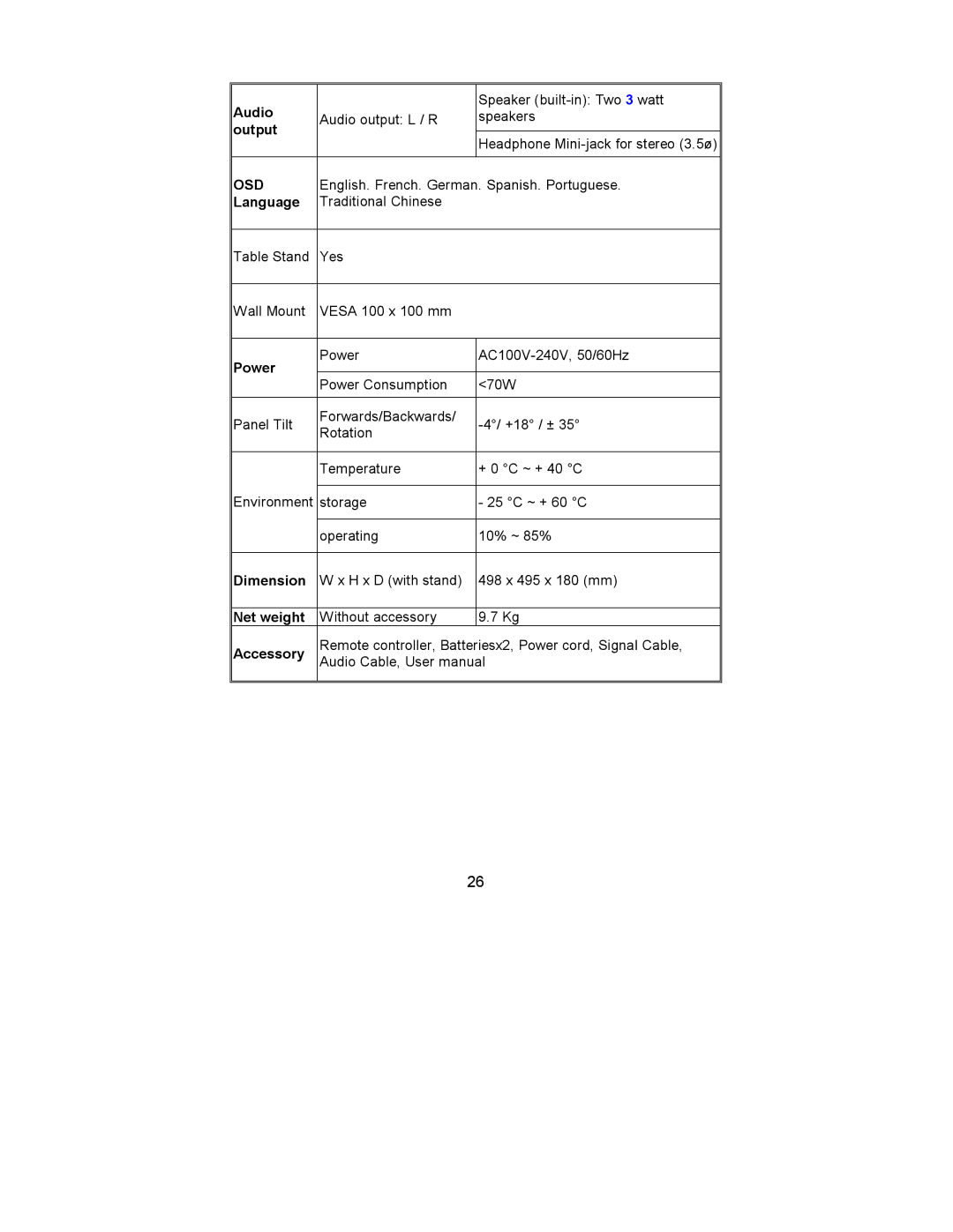 AOC L15X421, L20S421, L20W421 user manual Osd 