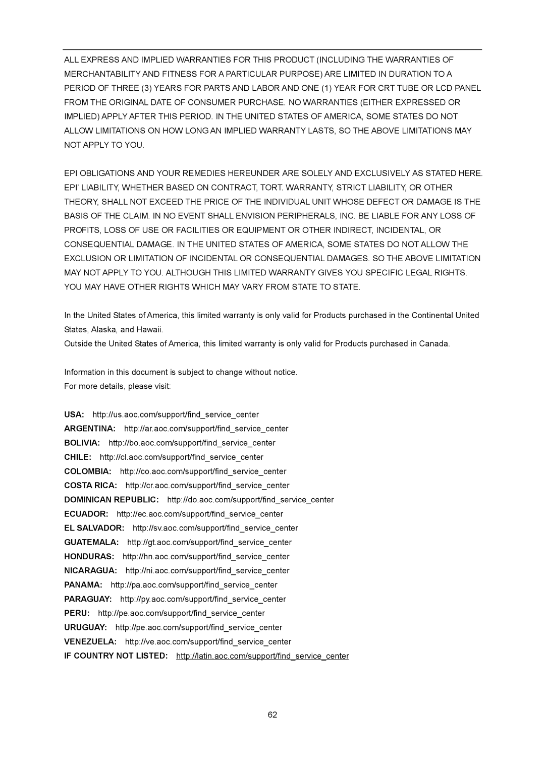 AOC U2868PQU user manual 