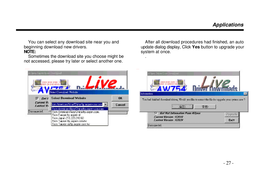 AOpen AW540 Series manual System at once 