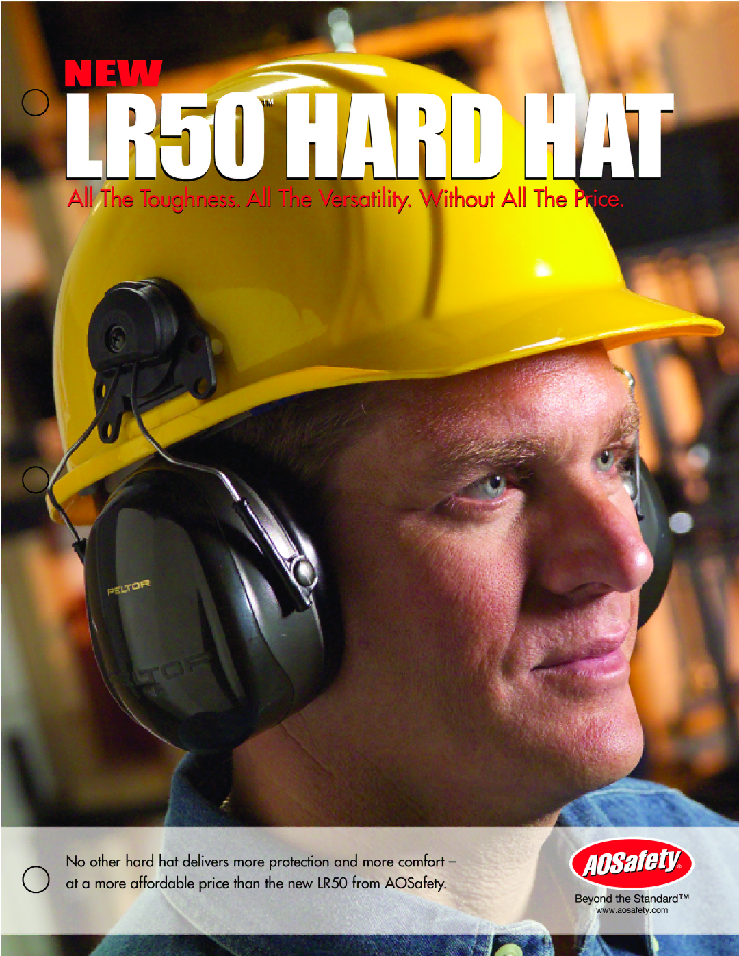 AOSafety manual LR50NEW Hard HAT 