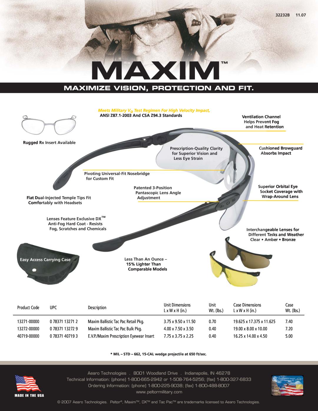 AOSafety none manual Maximize Vision, Protection And Fit 
