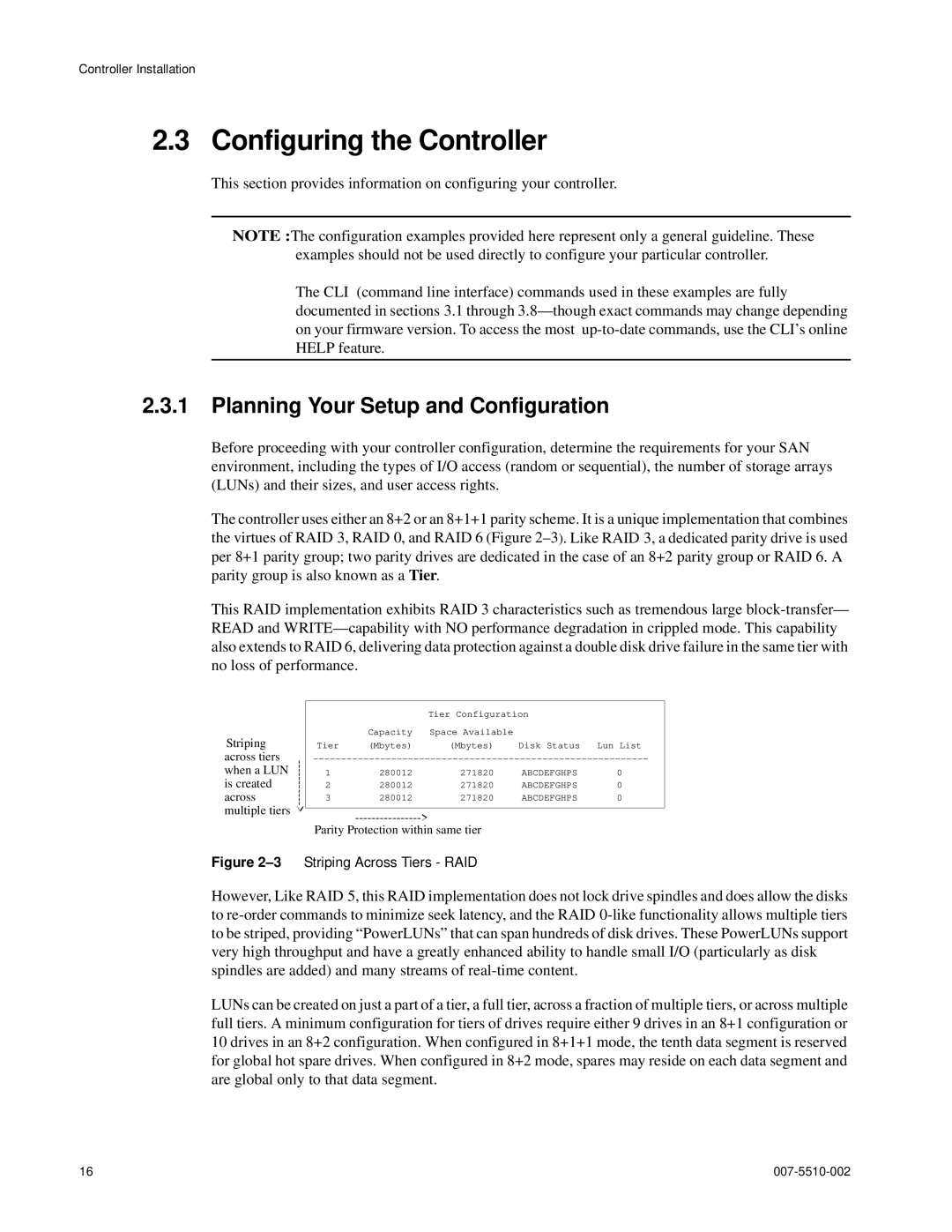 APC 15000 RAID manual Configuring the Controller, Planning Your Setup and Configuration 