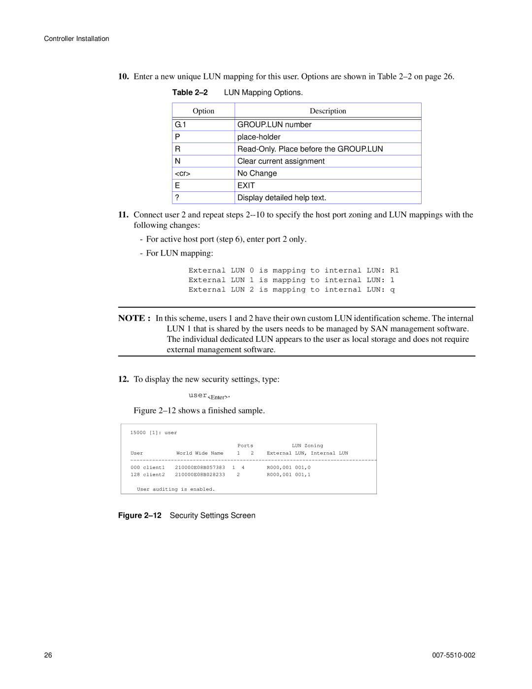 APC 15000 RAID manual 12shows a finished sample 