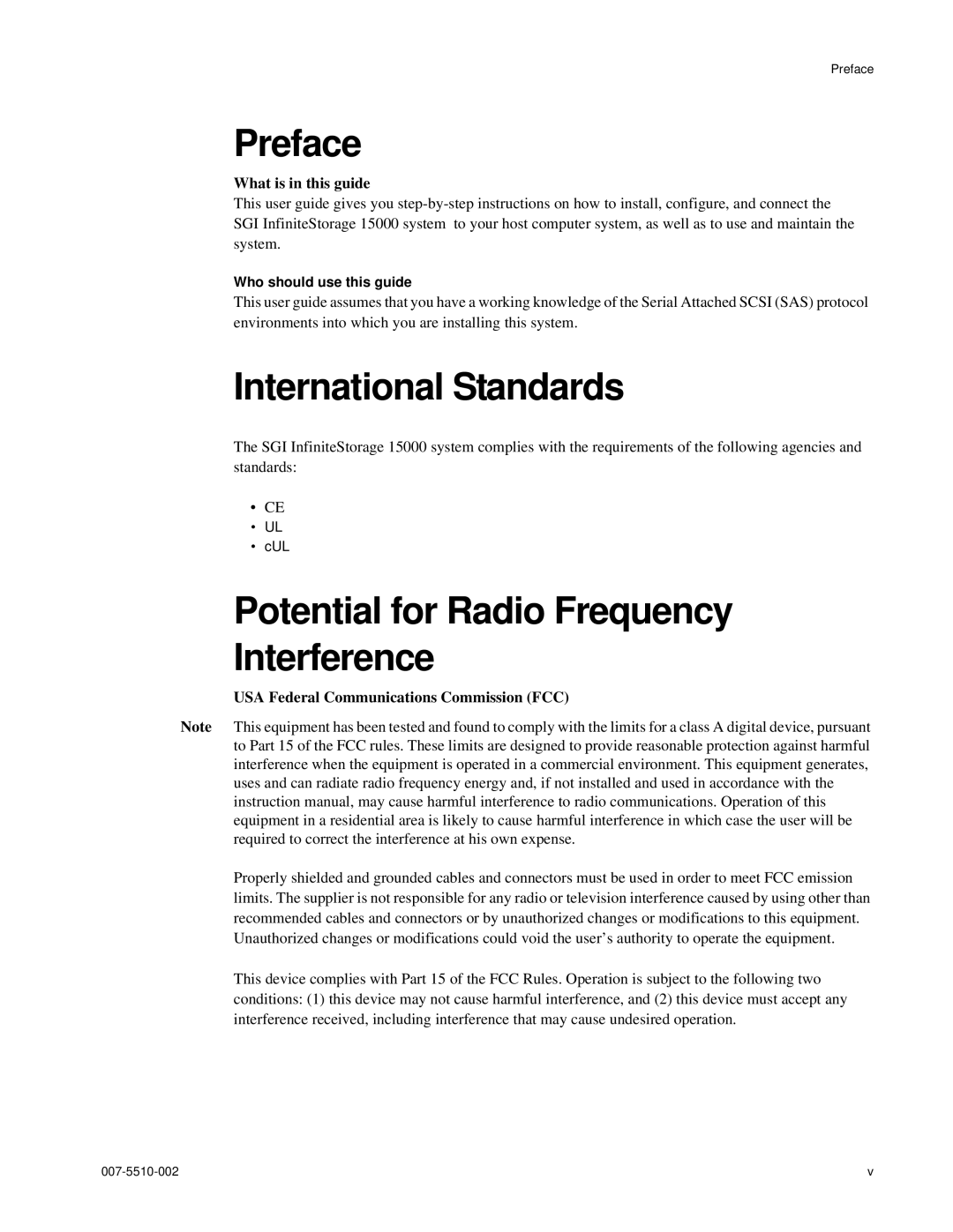 APC 15000 RAID manual Preface, International Standards, Potential for Radio Frequency Interference, What is in this guide 