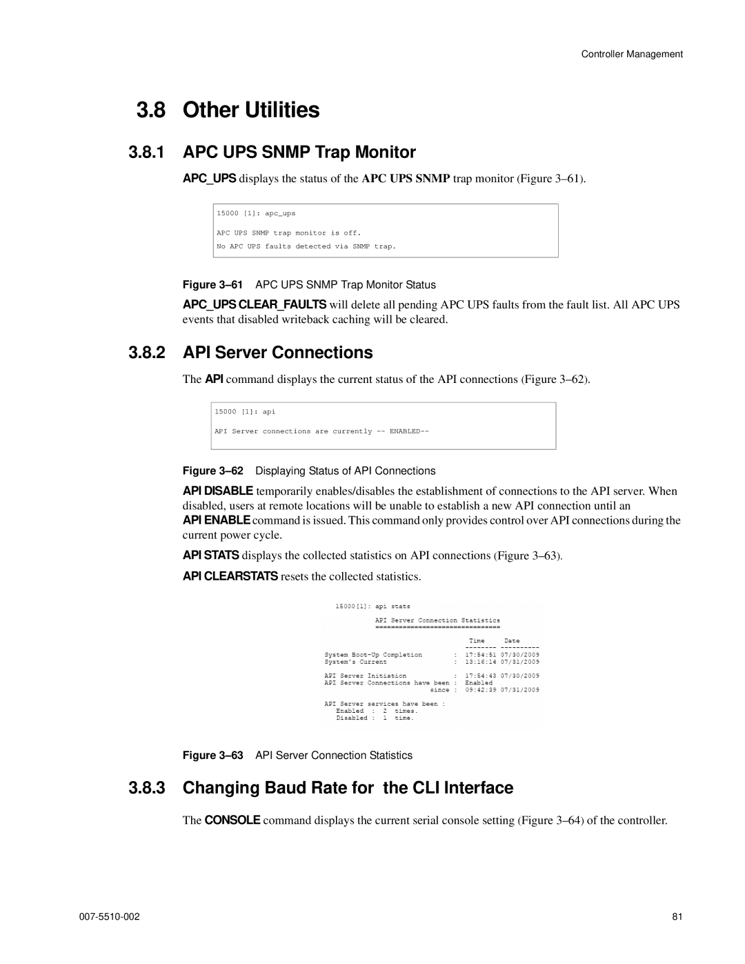 APC 15000 RAID manual Other Utilities, APC UPS Snmp Trap Monitor, API Server Connections 