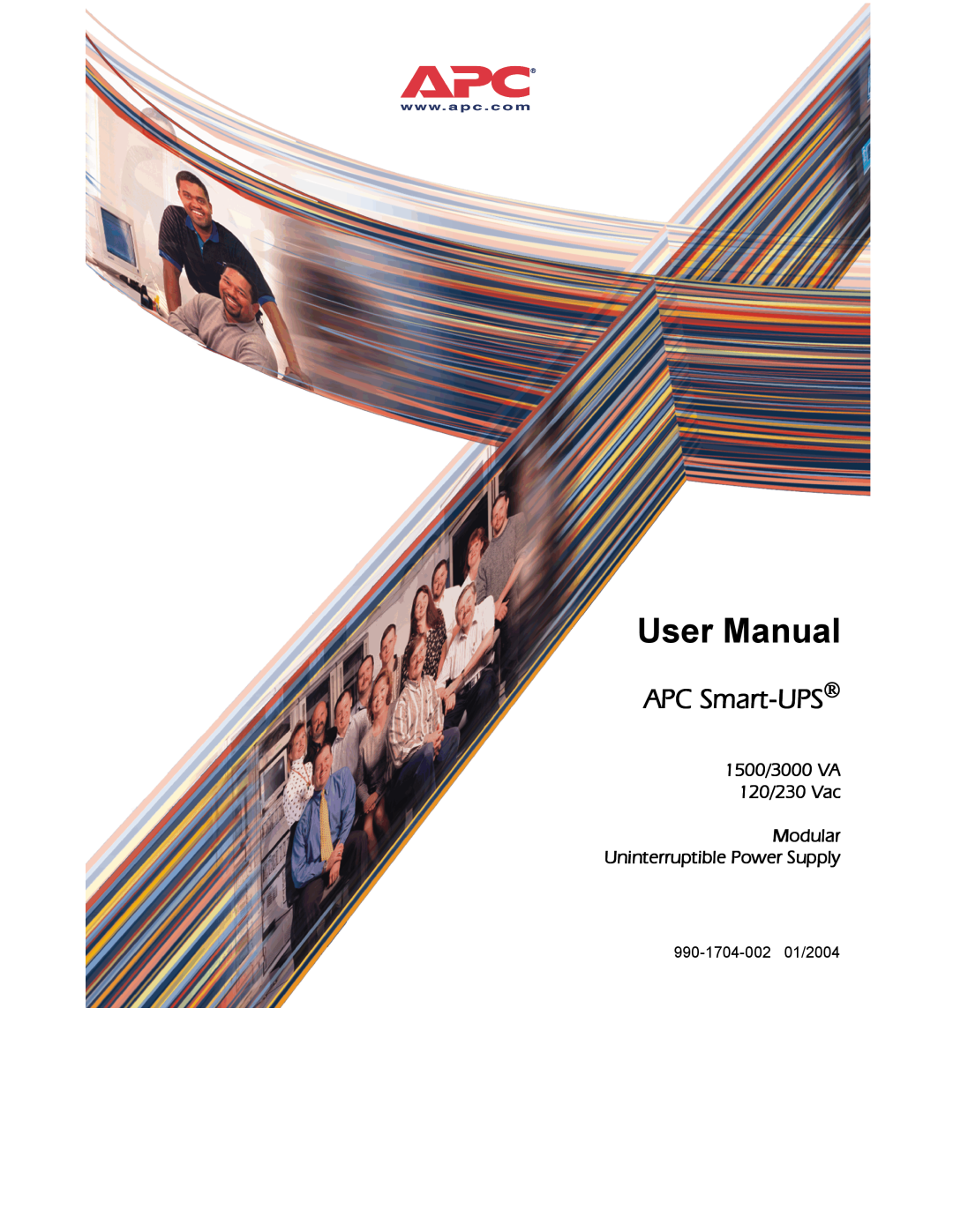 APC user manual User Manual, APC Smart-UPS , 1500/3000 VA 120/230 Vac, Modular Uninterruptible Power Supply 
