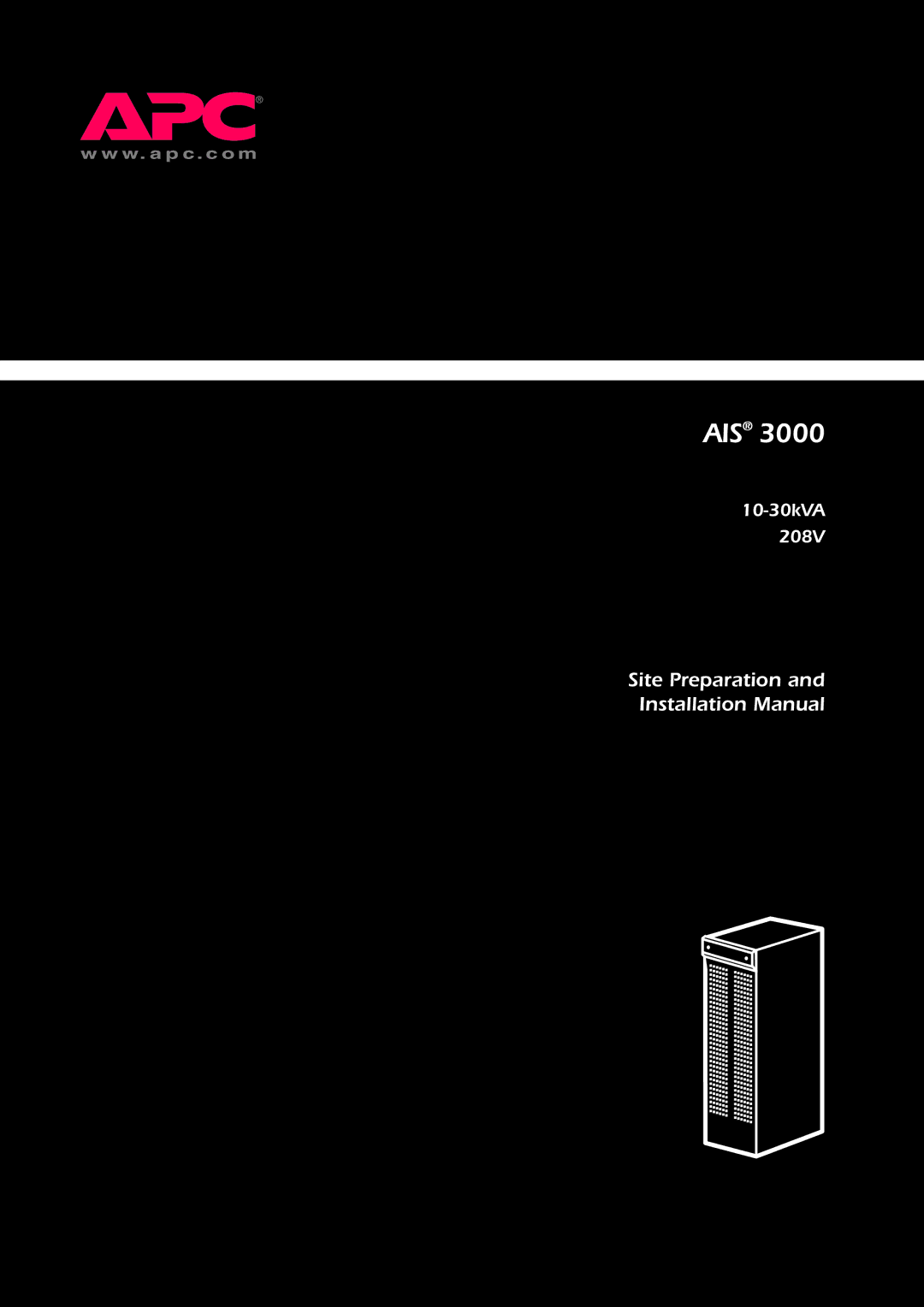 APC 3000 installation manual Ais 