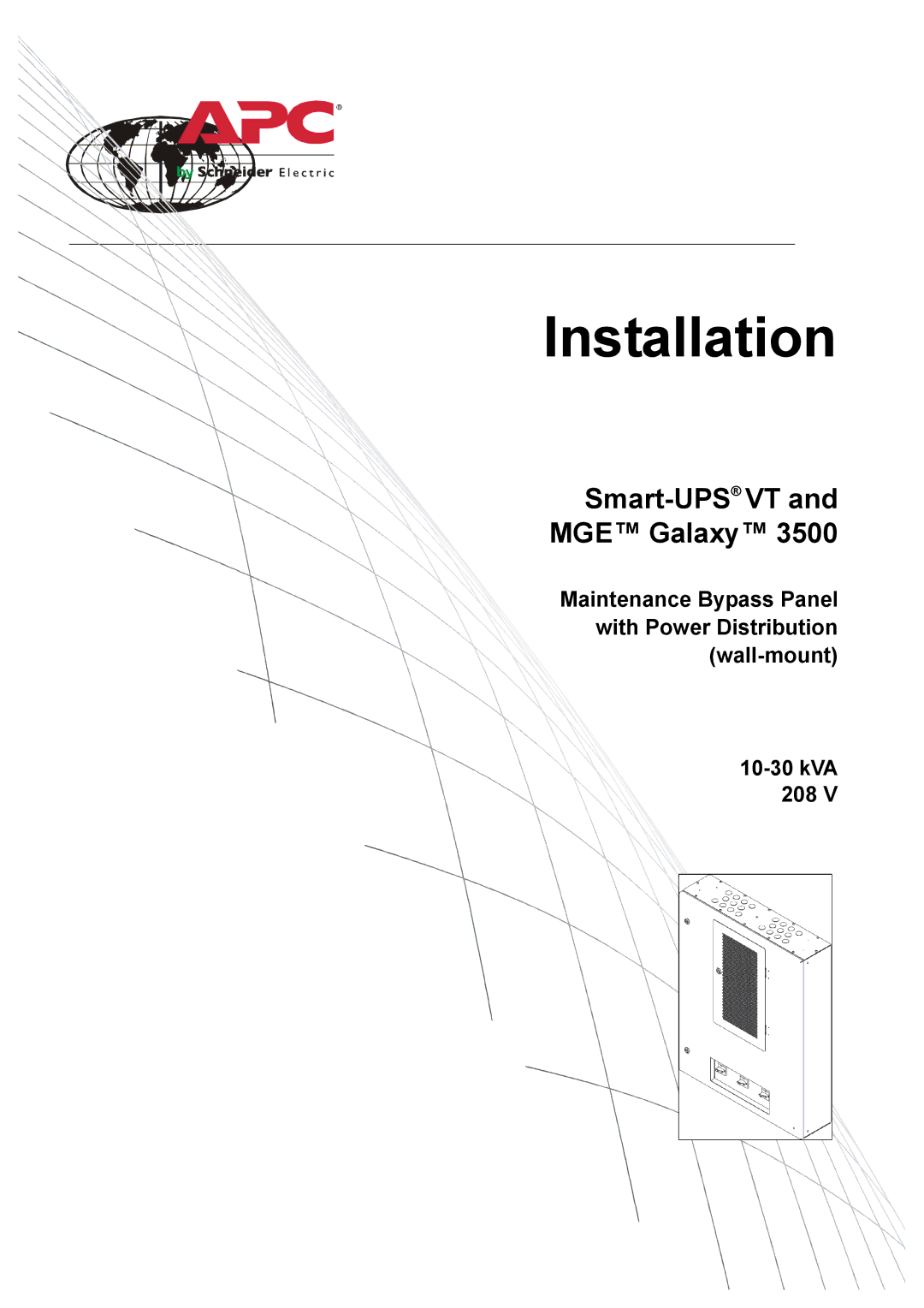 APC 3500 manual 