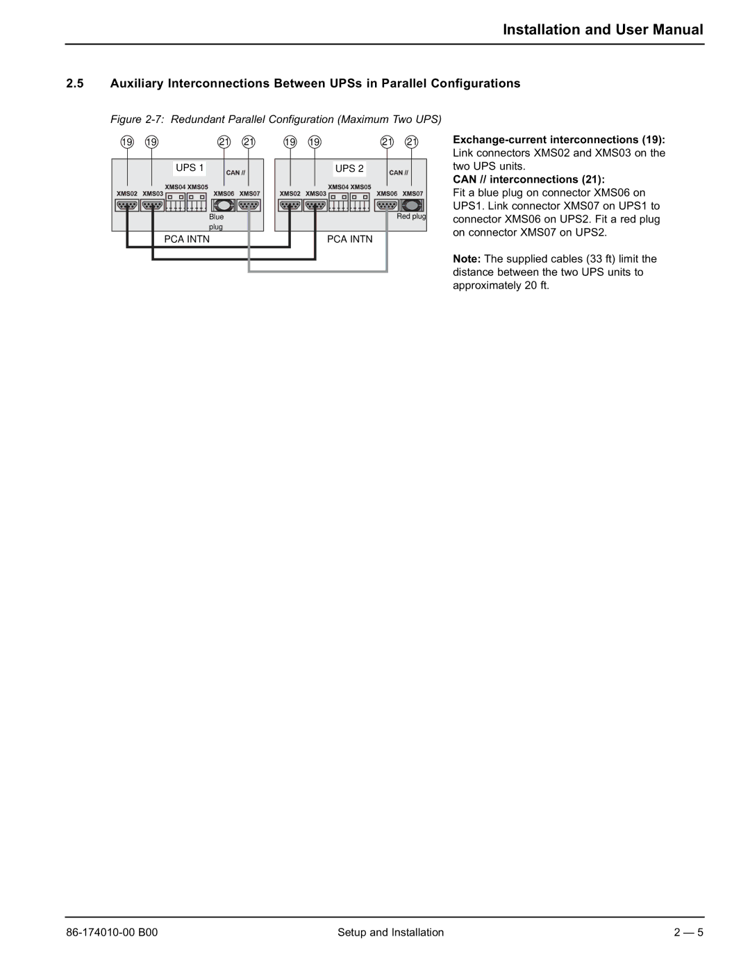 APC 40 130KVA user manual Exchange-current interconnections, Can // interconnections 