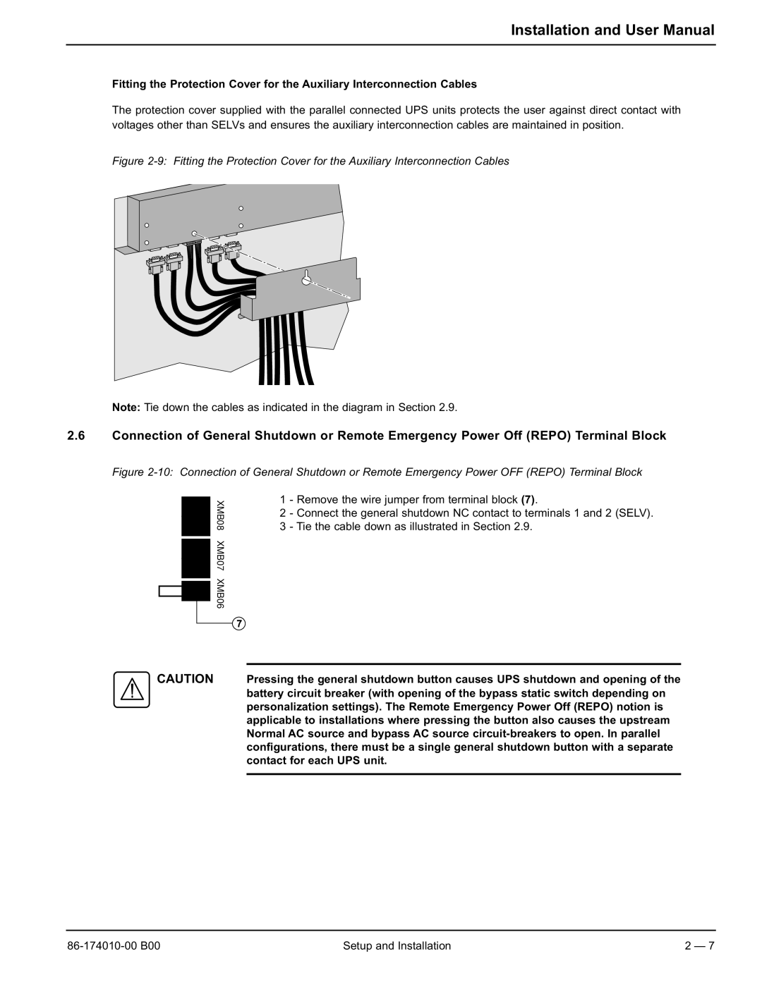 APC 40 130KVA user manual XMB08 XMB07 XMB06 