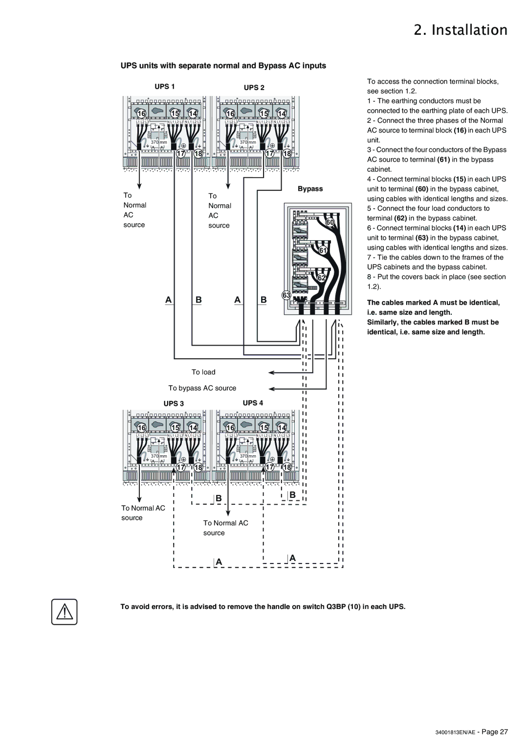 APC 5000 user manual Normal, Source 