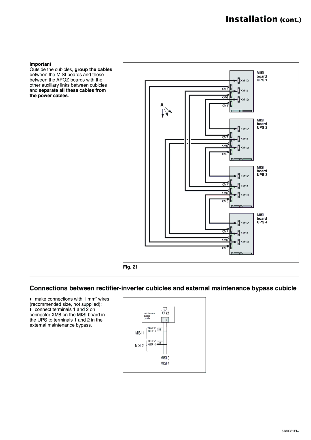 APC 6000 installation manual Misi 