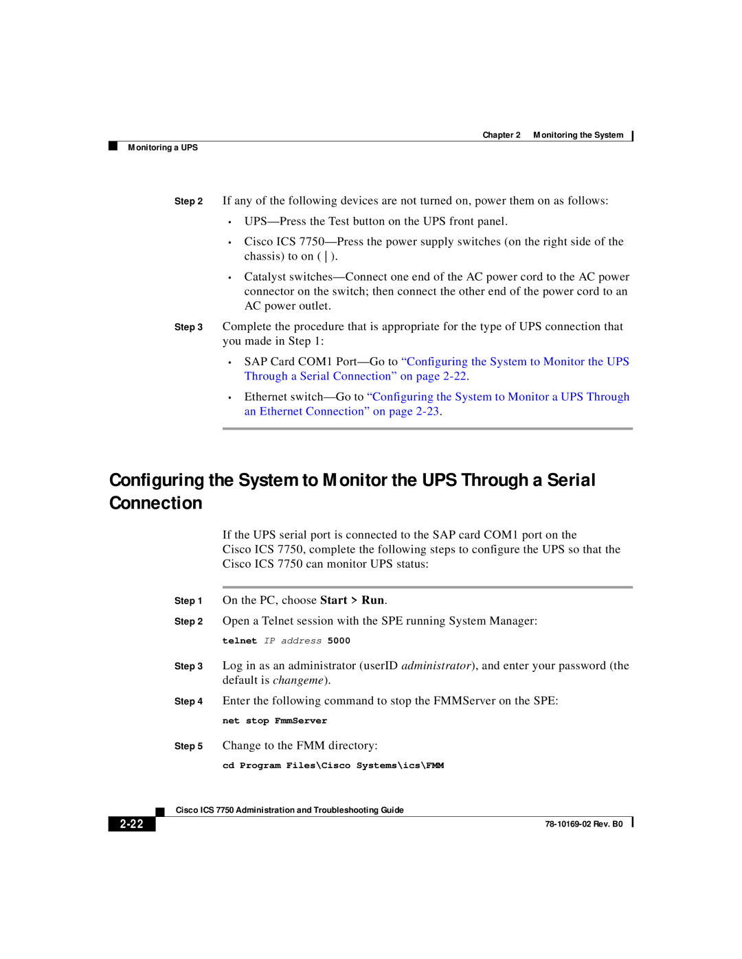 APC 78-10169-02 manual Through a Serial Connection on 