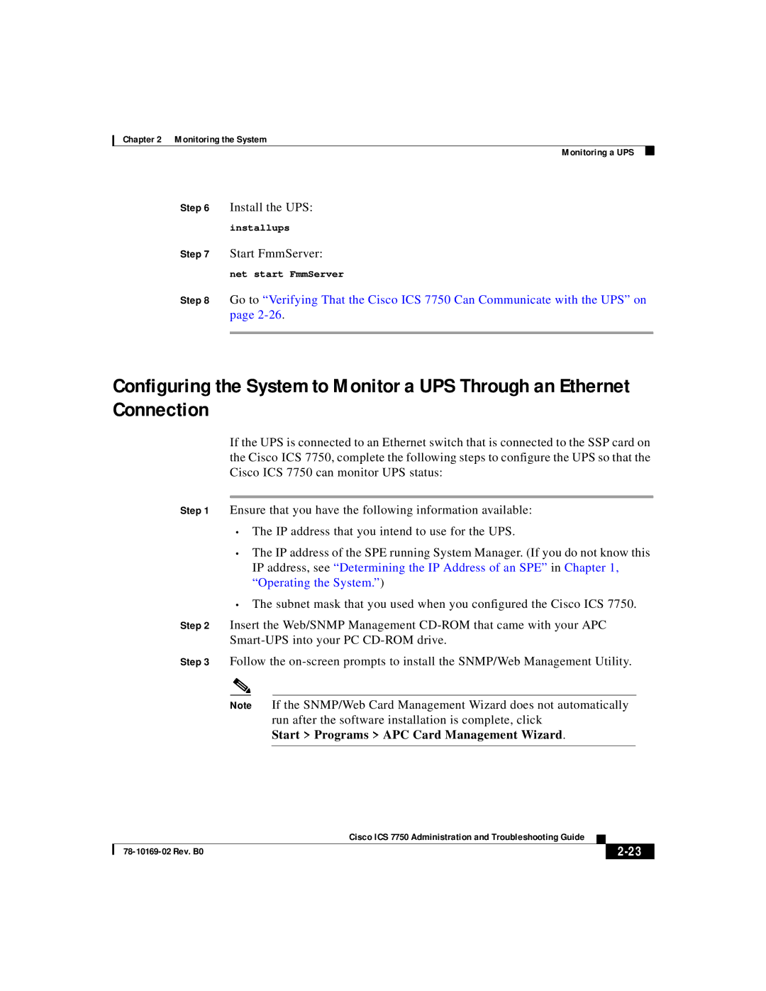 APC 78-10169-02 manual Start Programs APC Card Management Wizard 