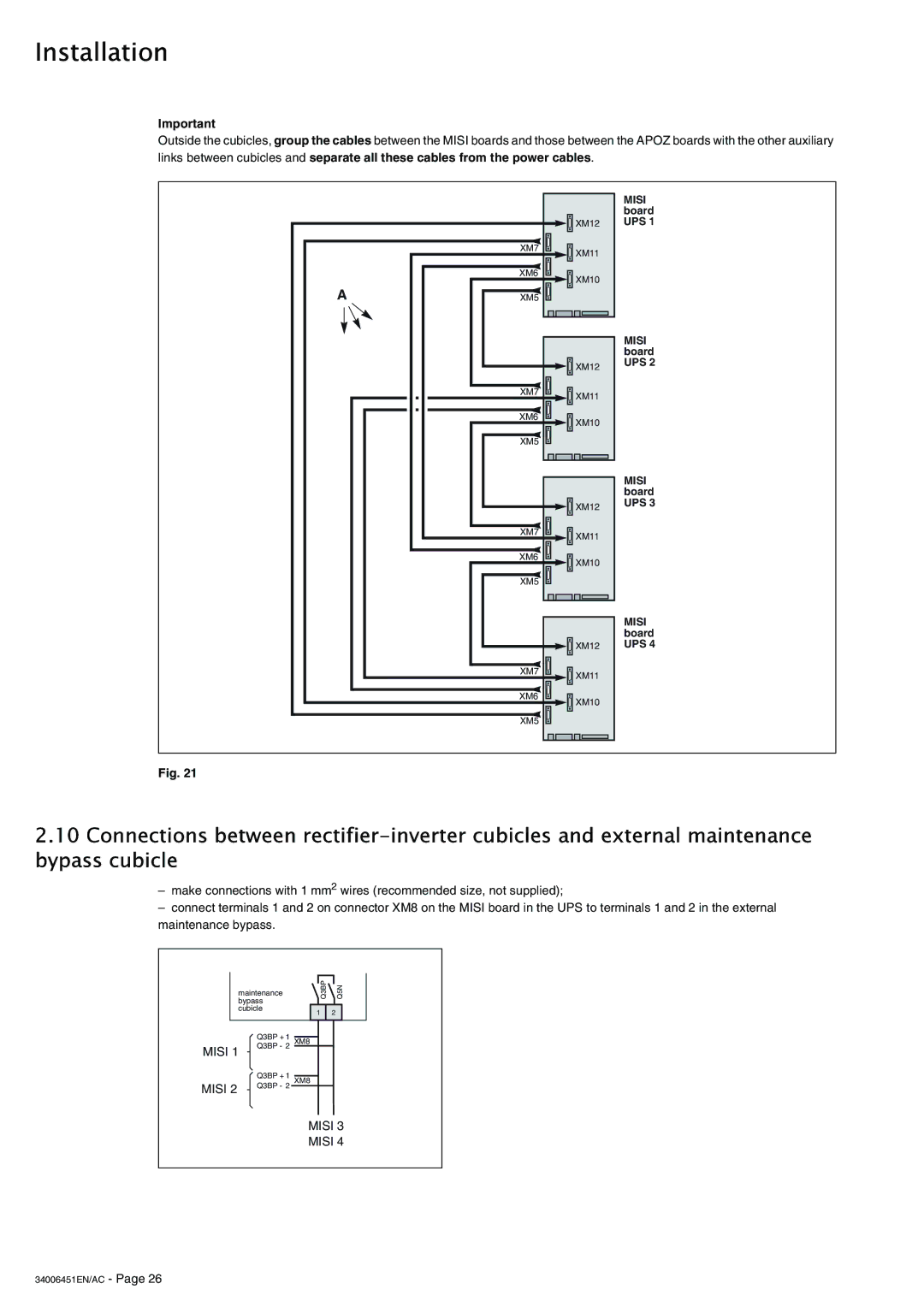 APC 9000 installation manual Misi 