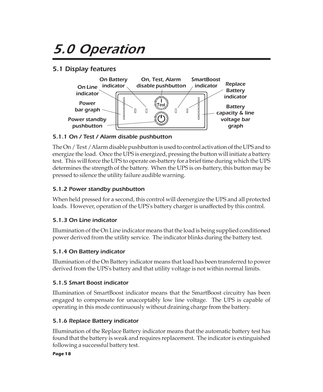 APC 600XL, 900XL, 2000XL user manual Operation, Display features 