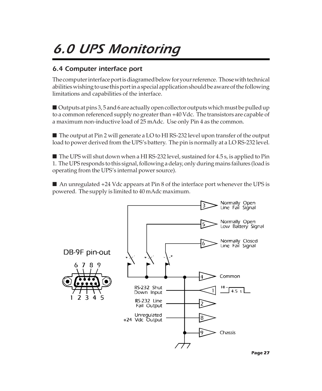 APC 600XL, 900XL, 2000XL user manual Computer interface port 