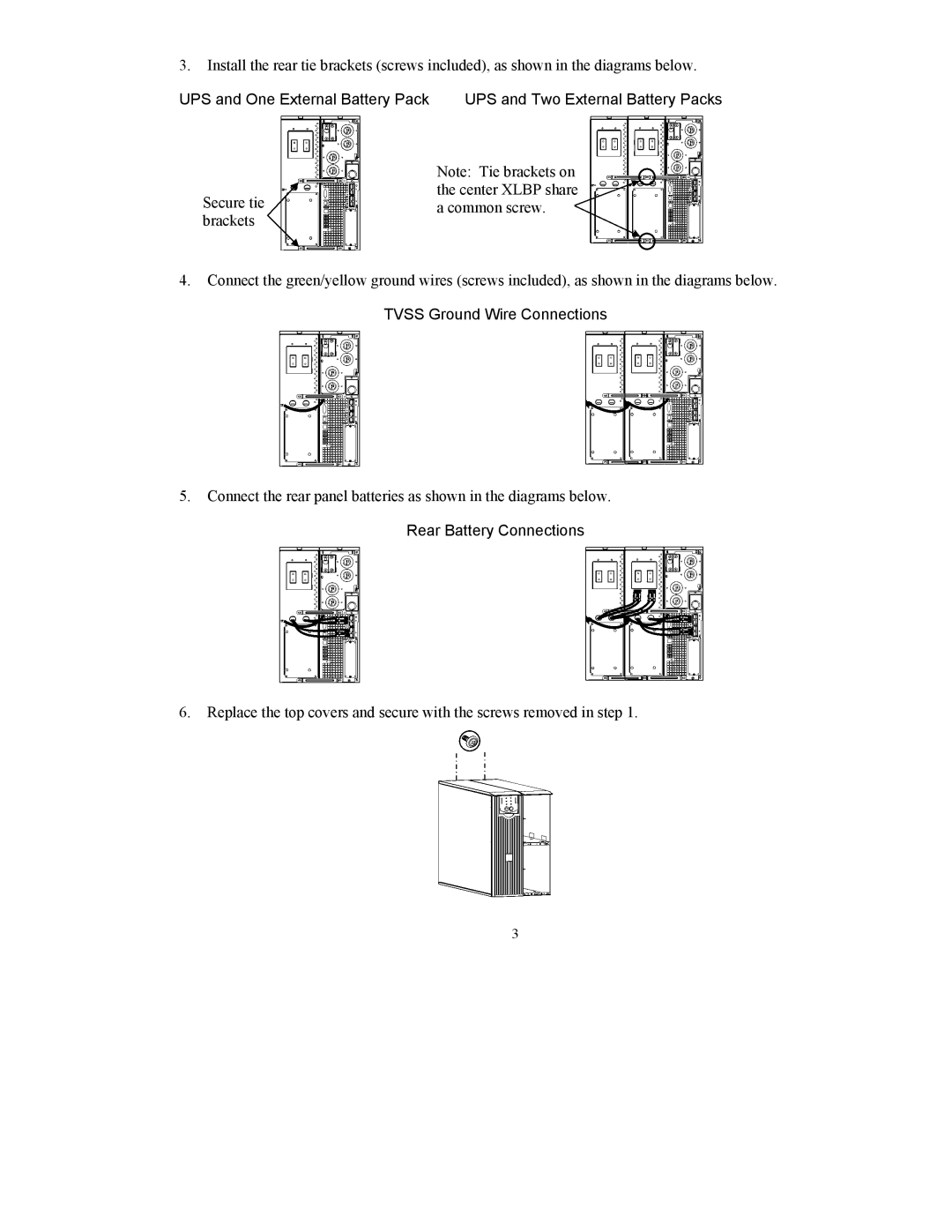 APC 990-1387A user manual Tvss Ground Wire Connections 