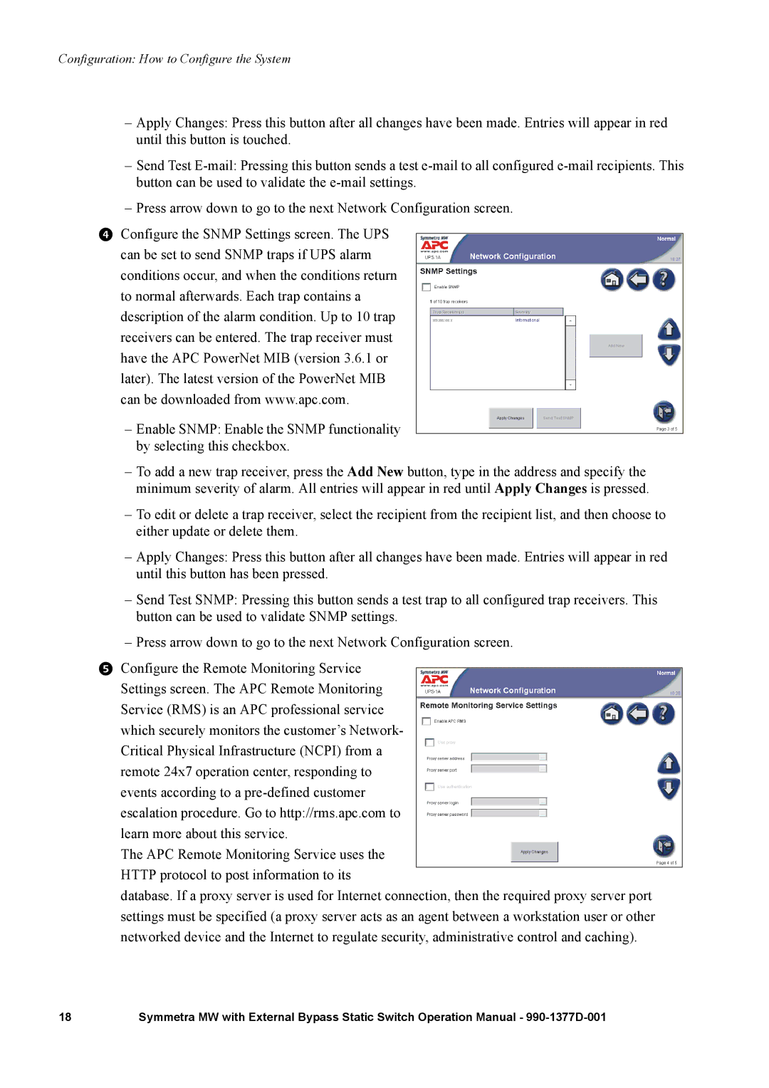 APC 990 manual Configuration How to Configure the System 