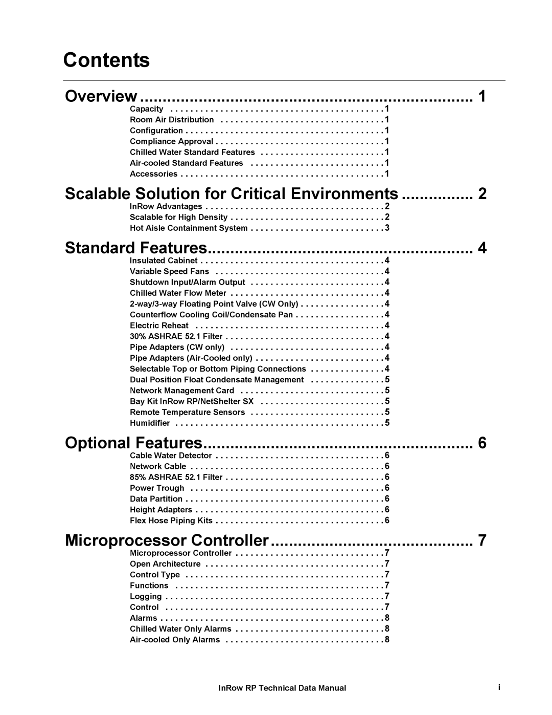 APC ACRP102, ACRP501, ACRP502, ACRP500, ACRP100, ACRP101 manual Contents 