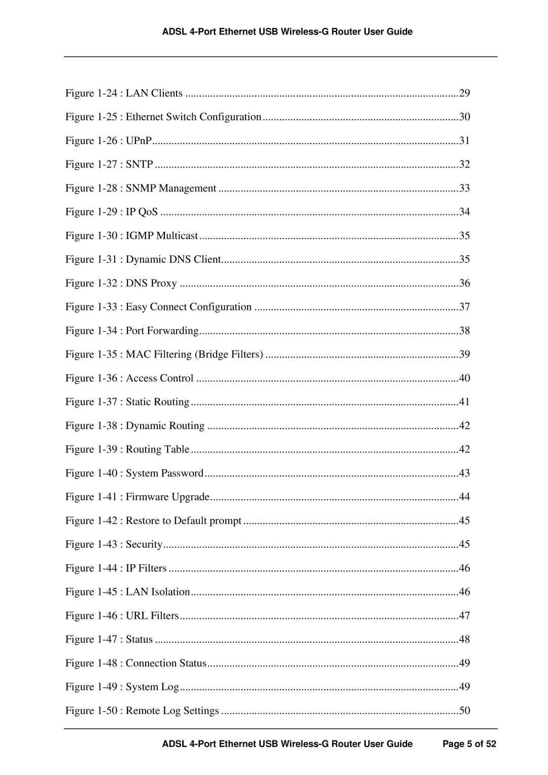 APC ADSL 4-Port manual LAN Clients 