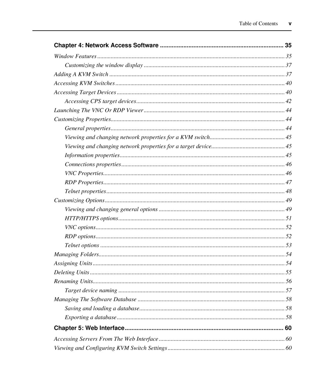 APC AP5610, AP5616, AP5615 manual Network Access Software 