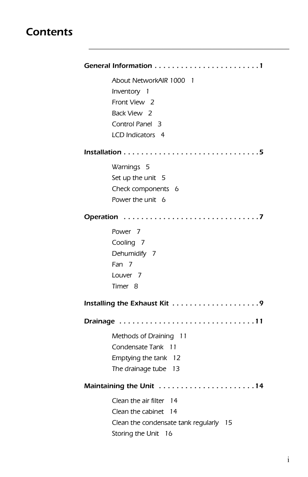 APC AP7003, AP7004 user manual Contents 