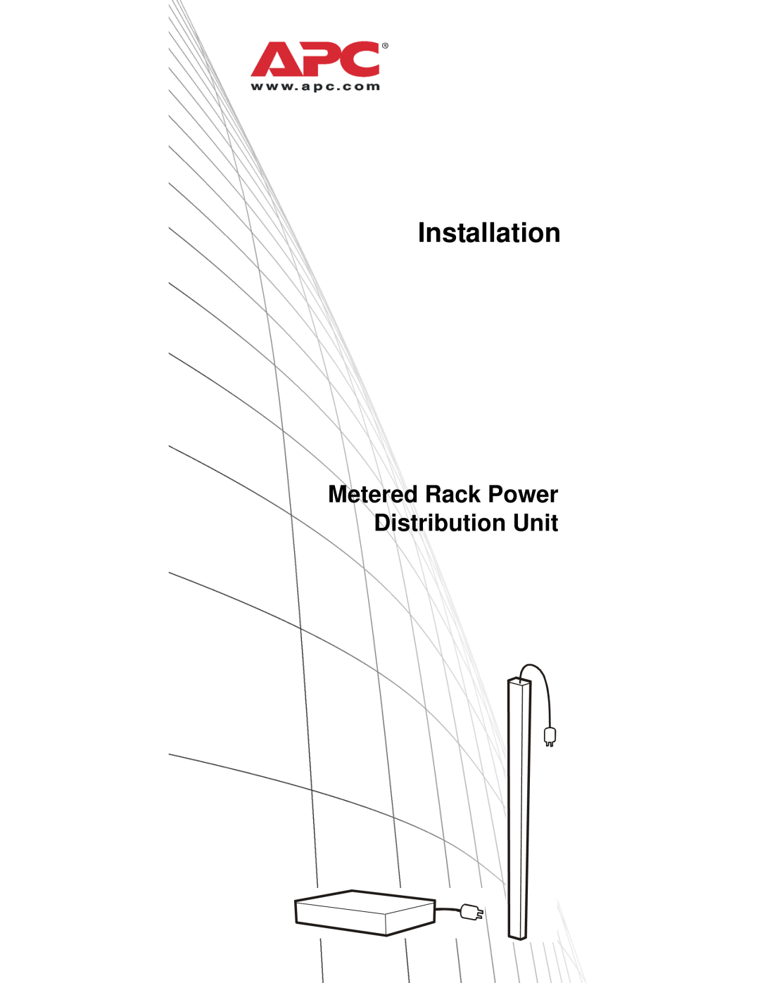 APC pdu0123b, AP7820 manual Installation, Metered Rack Power Distribution Unit 