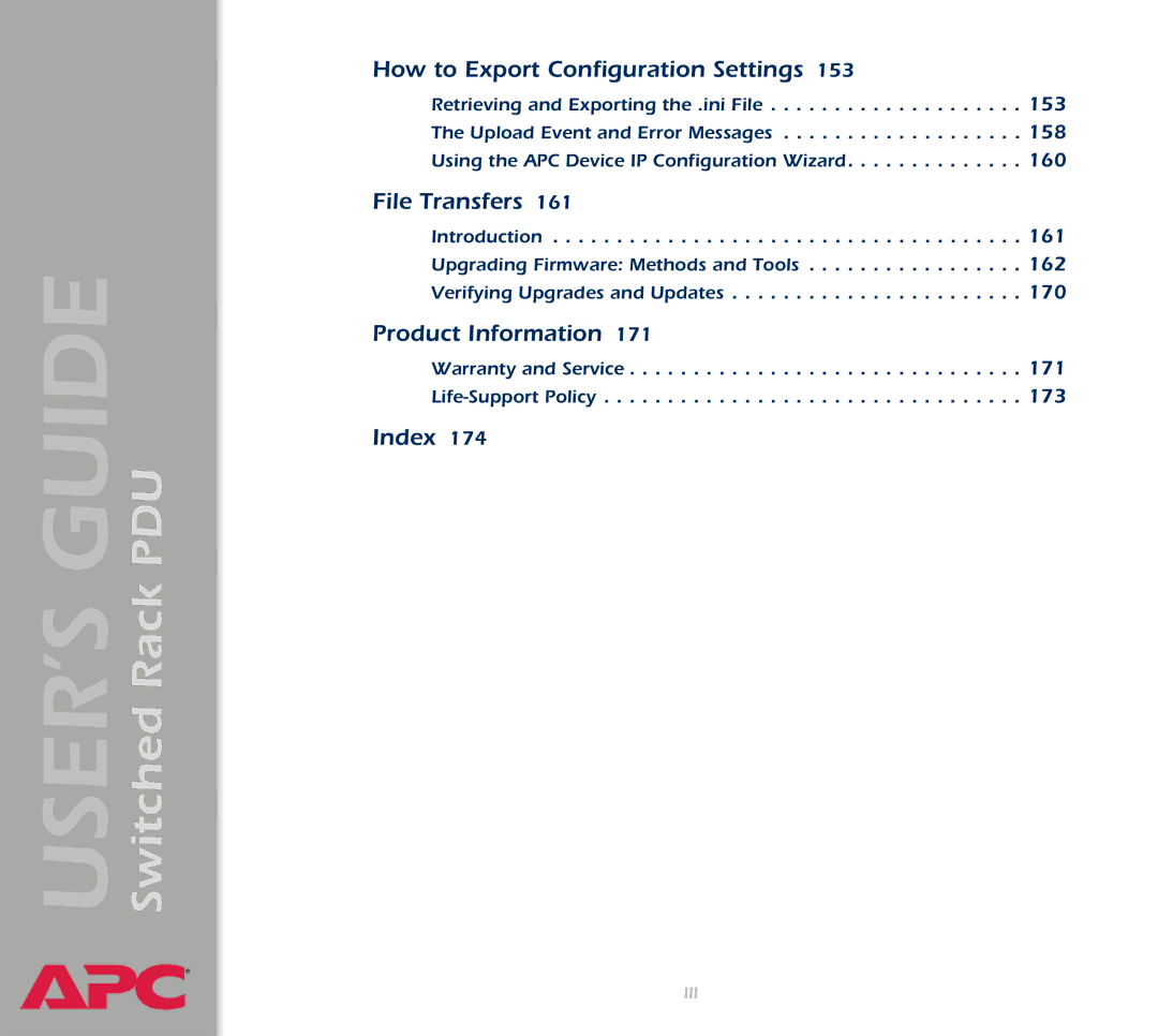 APC AP7900 manual File Transfers 