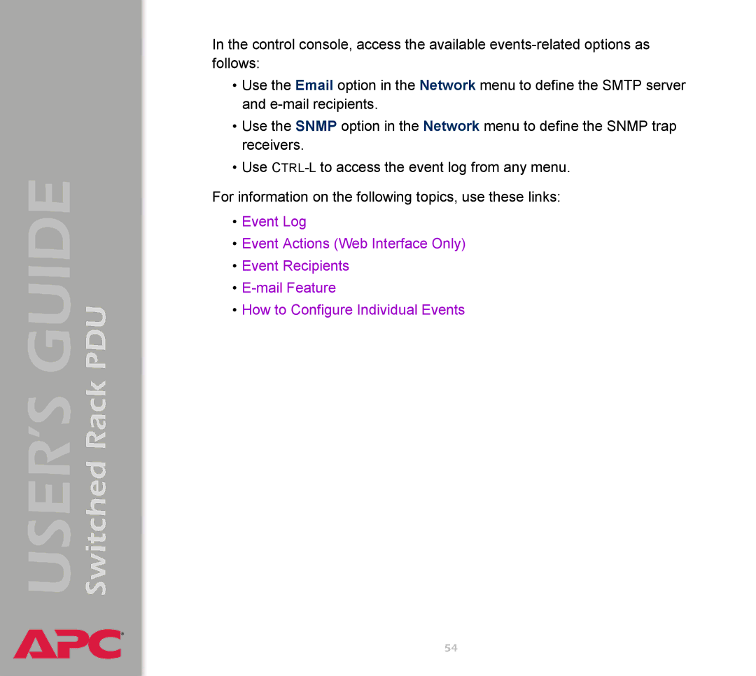 APC AP7900 manual Switched Rack PDU 