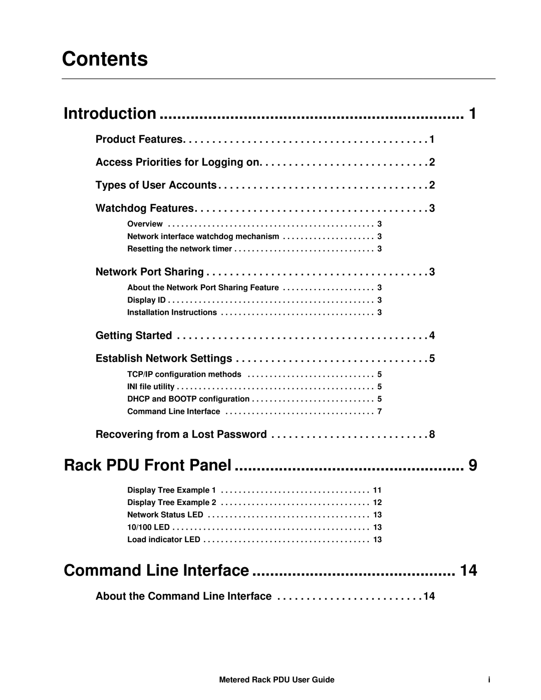 APC AP8861, AP8886, AP88XX manual Contents 